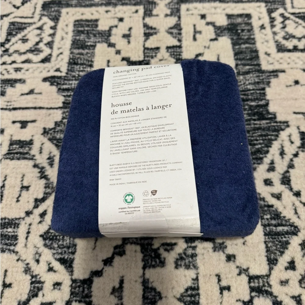 Burt’s Bees Baby | Changing Pad Cover | 100% Organic Cotton